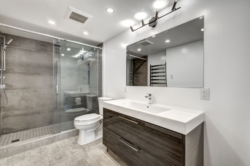 Modern Bathroom Vanity Area